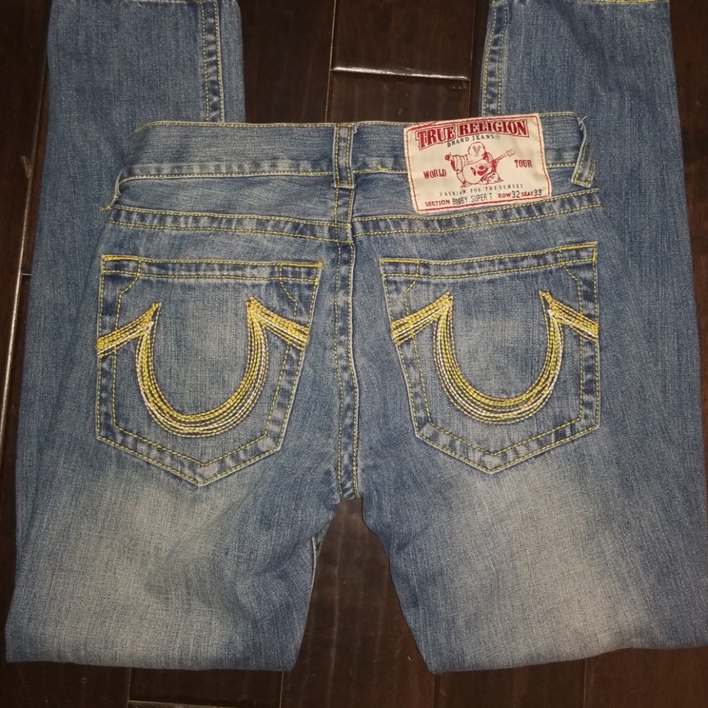 True Religion Bobby Super T Slim Fit 32 x 33